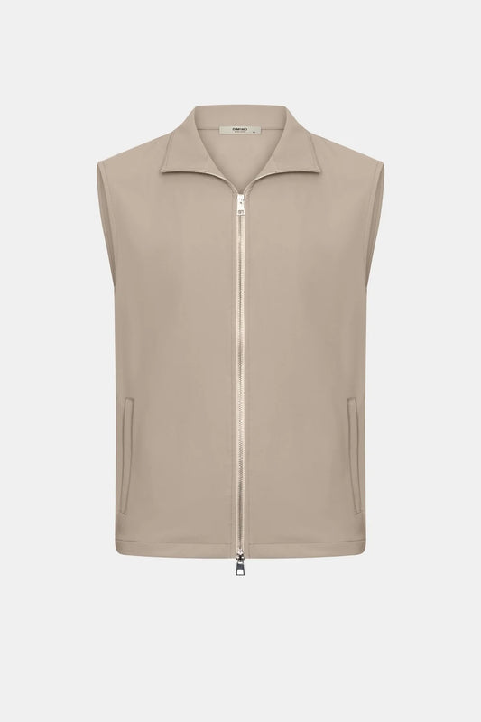 LIGHT BEIGE TECH GILET